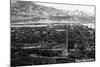 Salida, Colorado - Aerial View of Town-Lantern Press-Mounted Art Print