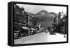 Salida, Colorado - F Street View-Lantern Press-Framed Stretched Canvas