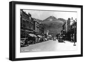 Salida, Colorado - F Street View-Lantern Press-Framed Art Print