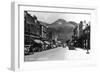 Salida, Colorado - F Street View-Lantern Press-Framed Art Print