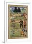 Salim, Holding His Rifle, Gestures at a Dead Nilgai, C.1600-null-Framed Giclee Print