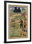 Salim, Holding His Rifle, Gestures at a Dead Nilgai, C.1600-null-Framed Giclee Print