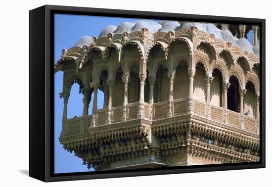 Salim Singh-Ki-Haveli, Jaisalmer, Rajasthan, India-Vivienne Sharp-Framed Stretched Canvas