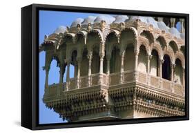 Salim Singh-Ki-Haveli, Jaisalmer, Rajasthan, India-Vivienne Sharp-Framed Stretched Canvas