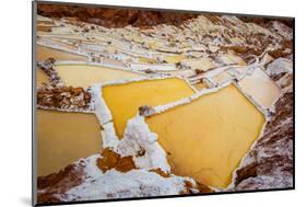 Salineras De Maras, Maras Salt Flats, Sacred Valley, Peru, South America-Laura Grier-Mounted Photographic Print