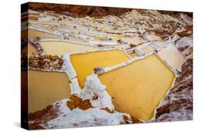 Salineras De Maras, Maras Salt Flats, Sacred Valley, Peru, South America-Laura Grier-Stretched Canvas