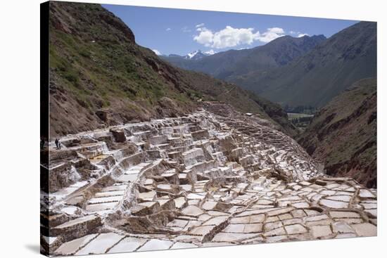 Salineras Salt Mine, Peru, South America-Peter Groenendijk-Stretched Canvas