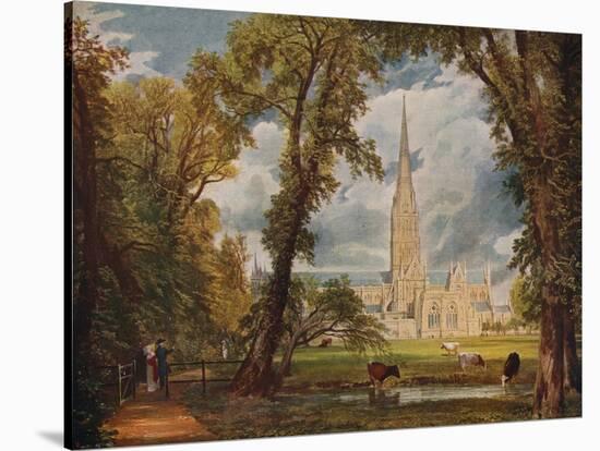 'Salisbury Cathedral', 1823, (c1915)-John Constable-Stretched Canvas