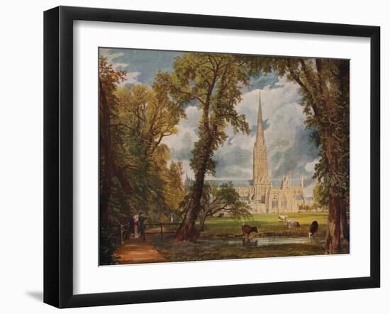 'Salisbury Cathedral', 1823, (c1915)-John Constable-Framed Giclee Print