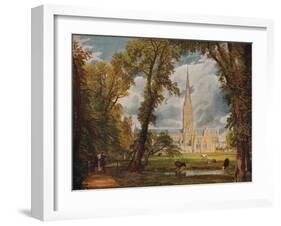 'Salisbury Cathedral', 1823, (c1915)-John Constable-Framed Giclee Print