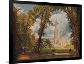 'Salisbury Cathedral', 1823, (c1915)-John Constable-Framed Giclee Print