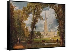 'Salisbury Cathedral', 1823, (c1915)-John Constable-Framed Stretched Canvas