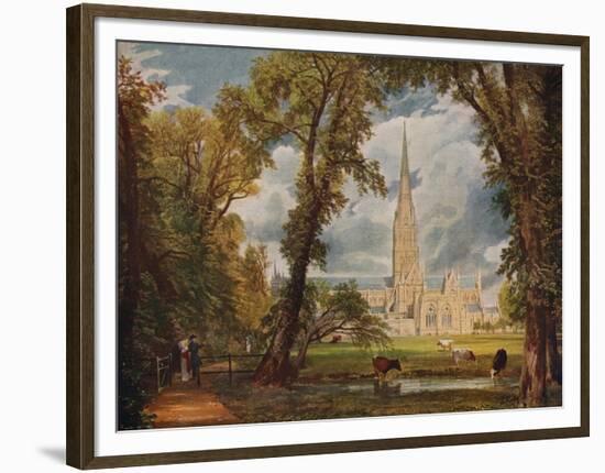 'Salisbury Cathedral', 1823, (c1915)-John Constable-Framed Premium Giclee Print