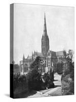 Salisbury Cathedral, 1911-1912-FGO Stuart-Stretched Canvas