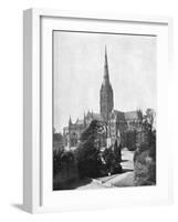 Salisbury Cathedral, 1911-1912-FGO Stuart-Framed Giclee Print