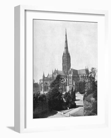 Salisbury Cathedral, 1911-1912-FGO Stuart-Framed Giclee Print