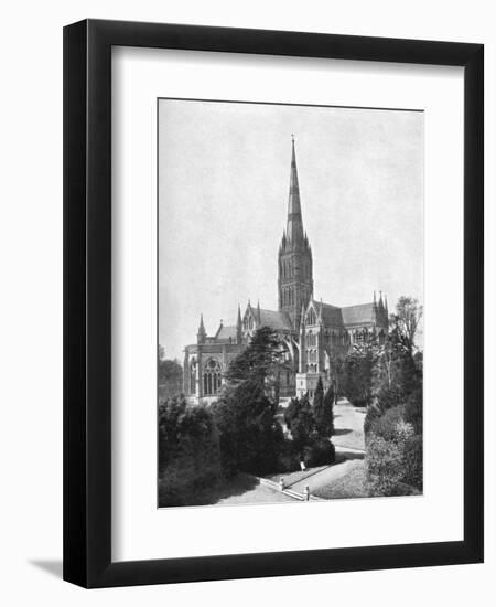 Salisbury Cathedral, 1911-1912-FGO Stuart-Framed Giclee Print