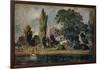 'Salisbury Cathedral and Leadenhall from the River Avon', 1820-John Constable-Framed Giclee Print