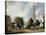 Salisbury Cathedral and the Close, Wiltshire-John Constable-Stretched Canvas