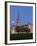 Salisbury Cathedral At Dusk With Moon-Charles Bowman-Framed Photographic Print