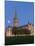 Salisbury Cathedral At Dusk With Moon-Charles Bowman-Mounted Photographic Print