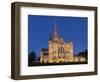 Salisbury Cathedral At Dusk-Charles Bowman-Framed Photographic Print