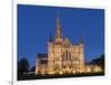 Salisbury Cathedral At Dusk-Charles Bowman-Framed Photographic Print