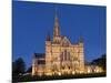 Salisbury Cathedral At Dusk-Charles Bowman-Mounted Photographic Print