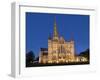 Salisbury Cathedral At Dusk-Charles Bowman-Framed Premium Photographic Print