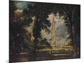 Salisbury Cathedral, c1823-John Constable-Mounted Giclee Print