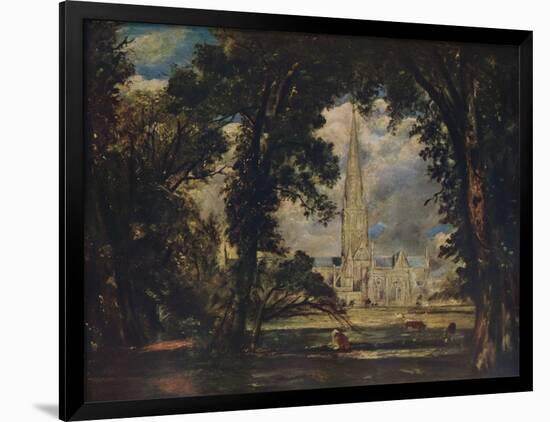 Salisbury Cathedral, c1823-John Constable-Framed Giclee Print