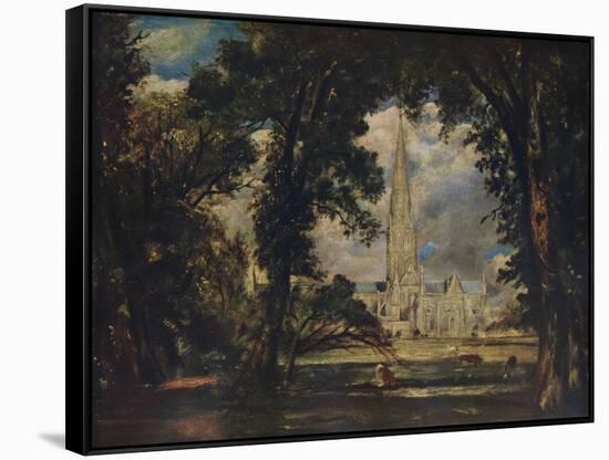 Salisbury Cathedral, c1823-John Constable-Framed Stretched Canvas