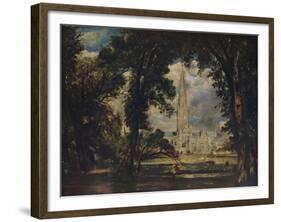 Salisbury Cathedral, c1823-John Constable-Framed Giclee Print