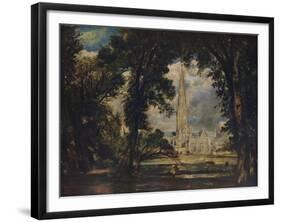 Salisbury Cathedral, c1823-John Constable-Framed Giclee Print