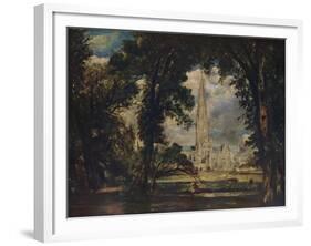 Salisbury Cathedral, c1823-John Constable-Framed Giclee Print