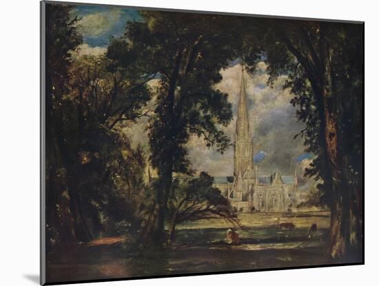 Salisbury Cathedral, c1823-John Constable-Mounted Giclee Print