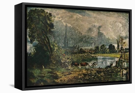 Salisbury Cathedral, c1829. (1911)-John Constable-Framed Stretched Canvas