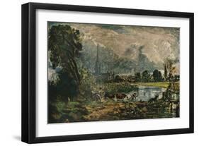 Salisbury Cathedral, c1829. (1911)-John Constable-Framed Giclee Print