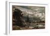 Salisbury Cathedral from Long Bridge Near Fisherton Mill-John Constable-Framed Giclee Print