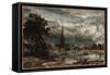 Salisbury Cathedral from Long Bridge Near Fisherton Mill-John Constable-Framed Stretched Canvas