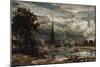 Salisbury Cathedral from Long Bridge Near Fisherton Mill-John Constable-Mounted Giclee Print