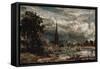 Salisbury Cathedral from Long Bridge Near Fisherton Mill-John Constable-Framed Stretched Canvas