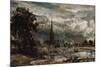 Salisbury Cathedral from Long Bridge Near Fisherton Mill-John Constable-Mounted Giclee Print