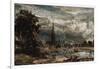 Salisbury Cathedral from Long Bridge Near Fisherton Mill-John Constable-Framed Giclee Print