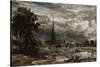 Salisbury Cathedral from Long Bridge Near Fisherton Mill-John Constable-Stretched Canvas