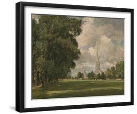 Salisbury Cathedral from Lower Marsh Close, 1820-John Constable-Framed Premium Giclee Print