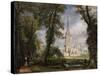 Salisbury Cathedral from the Bishop's Garden, 1826-John Constable-Stretched Canvas