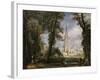 Salisbury Cathedral from the Bishop's Garden, 1826-John Constable-Framed Giclee Print