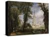 Salisbury Cathedral from the Bishop's Garden, 1826-John Constable-Stretched Canvas