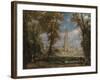 Salisbury Cathedral from the Bishop's Grounds, 1825-John Constable-Framed Giclee Print